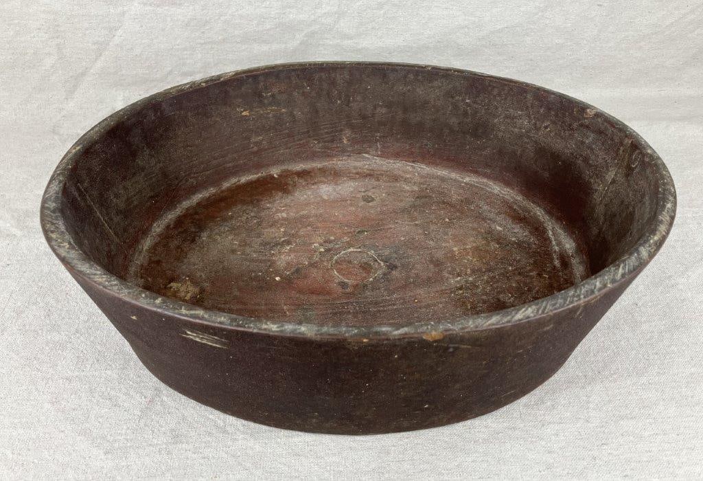 United Indurated Fiber Co. Large Wooden Bowl - 3