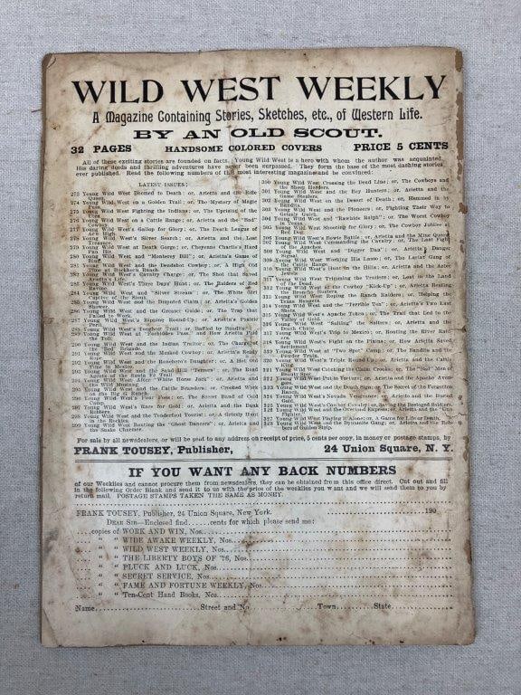 Three Antique Issues of Wild West Weekly - 10
