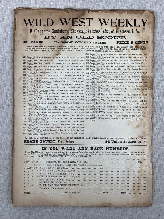 Three Antique Issues of Wild West Weekly - 7
