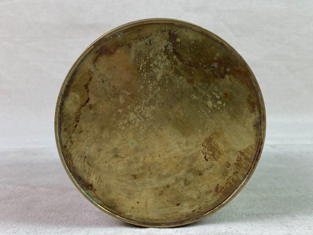 Vintage Solid Brass Bucket - 8