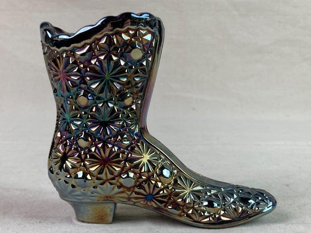 Fenton Carnival Glass Boot - 4