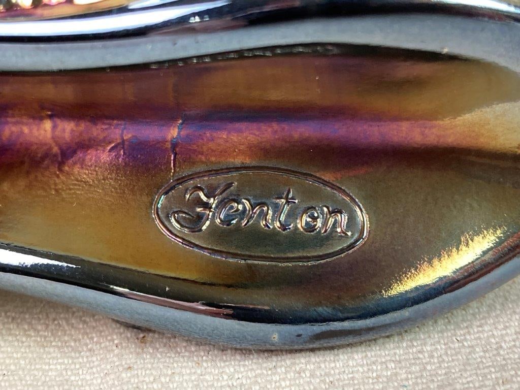 Fenton Carnival Glass Boot - 7