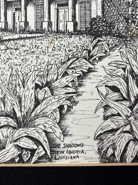 Nine Bert Bertrand Louisiana Lithographs - 4