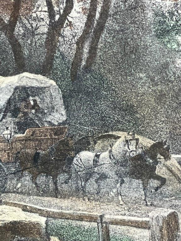 The Old Mill Stream Hand-Colored Lithograph after Albert Fitch Bellows - 3