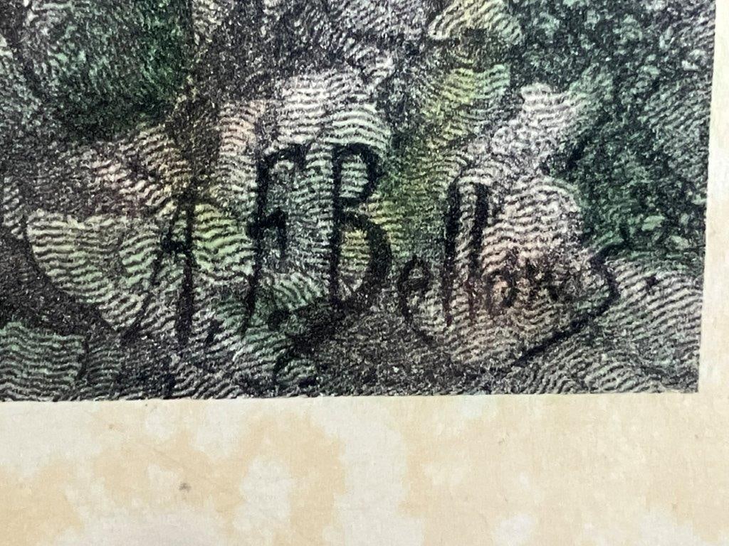 The Old Mill Stream Hand-Colored Lithograph after Albert Fitch Bellows - 5