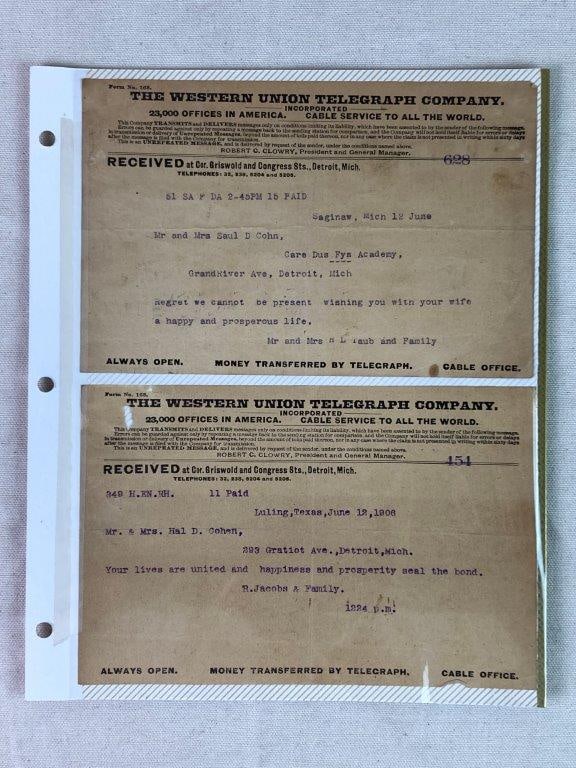 Assortment of Early 20th Century Telegraphs - 11