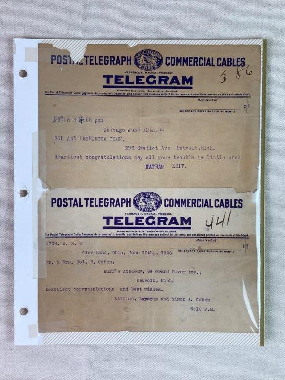 Assortment of Early 20th Century Telegraphs - 16