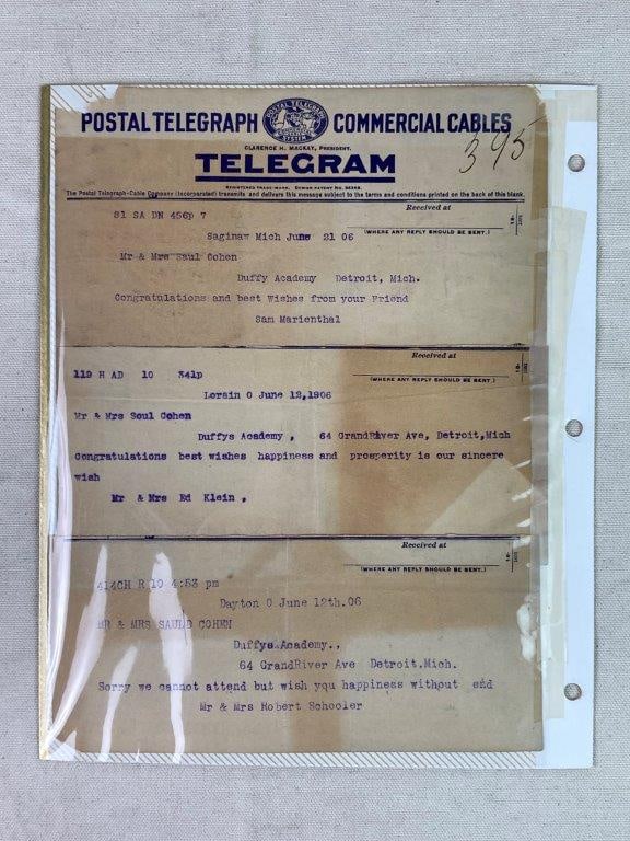 Assortment of Early 20th Century Telegraphs - 17