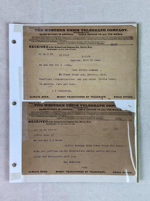 Assortment of Early 20th Century Telegraphs - 18