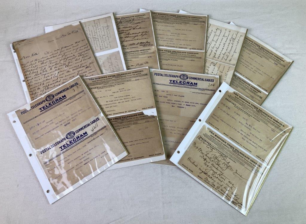 Assortment of Early 20th Century Telegraphs (1 of 20)