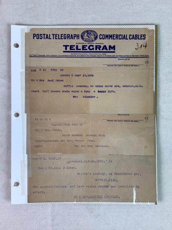 Assortment of Early 20th Century Telegraphs - 20