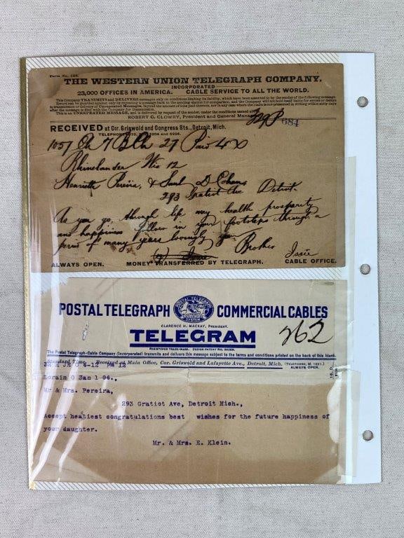 Assortment of Early 20th Century Telegraphs - 7