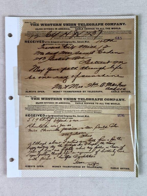 Assortment of Early 20th Century Telegraphs - 8