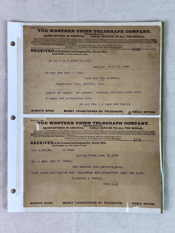 Assortment of Early 20th Century Telegraphs - 9