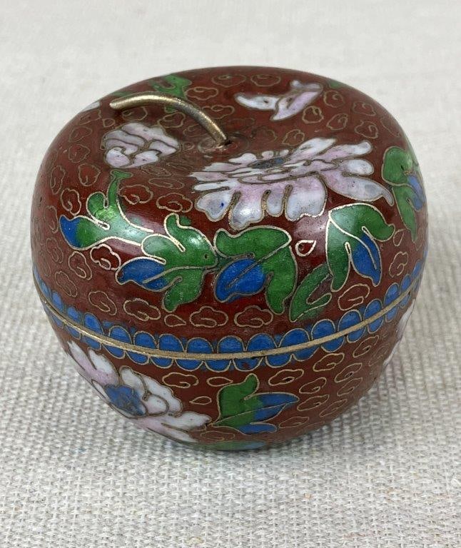 Chinese Cloisonne Trinket Box (1 of 7)