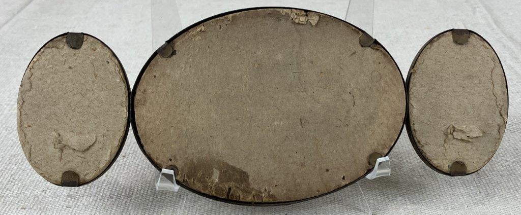 Carved Folk Art Frame and Framed Prints - 6