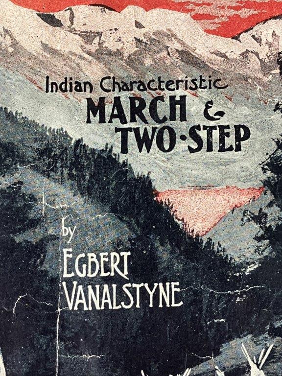 Navajo Indian Characteristic March & Two Step Sheet Music - 2