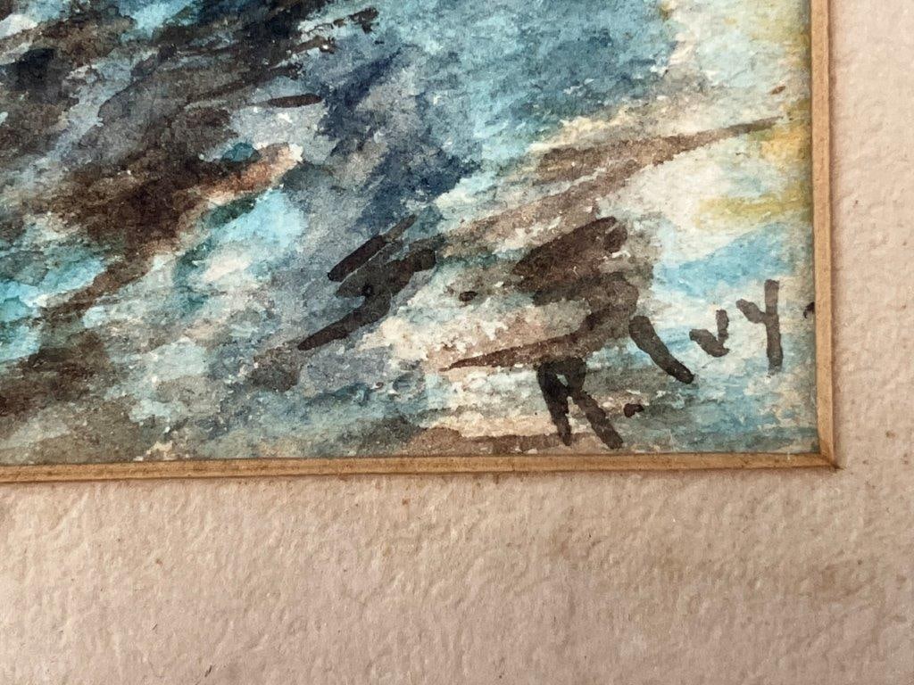 Country Cottage Mill Watercolor Painting - 5