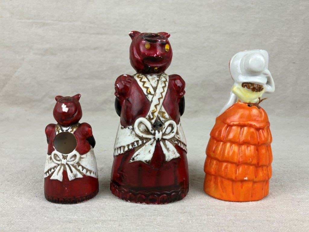 Southern Bells and Figurines Including Black Americana - 5