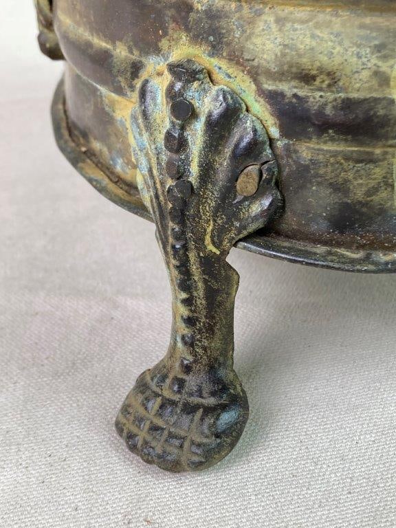 Antique Copper Coal Scuttle - 5