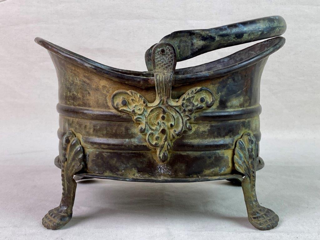 Antique Copper Coal Scuttle - 6