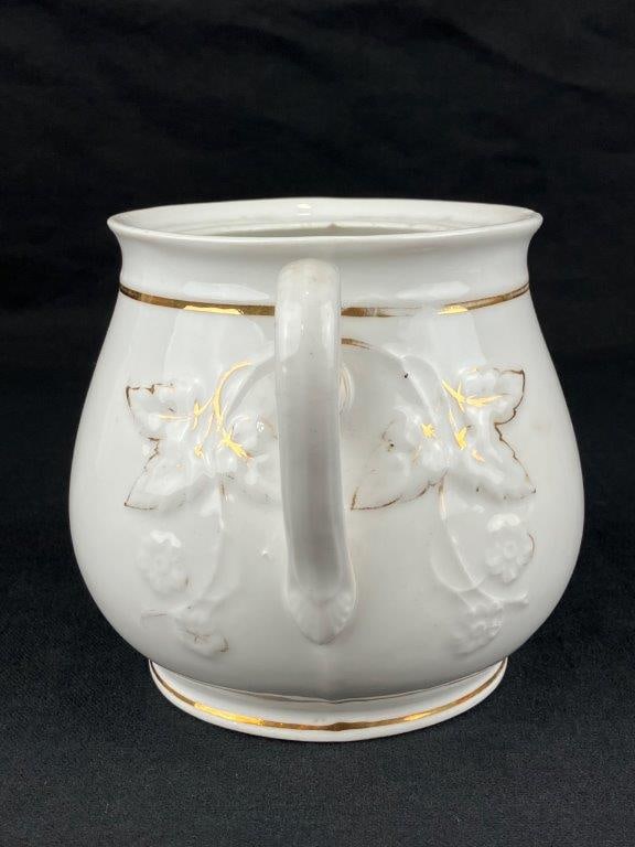 Gilt-Decorated Porcelain Sugar Bowl - 9