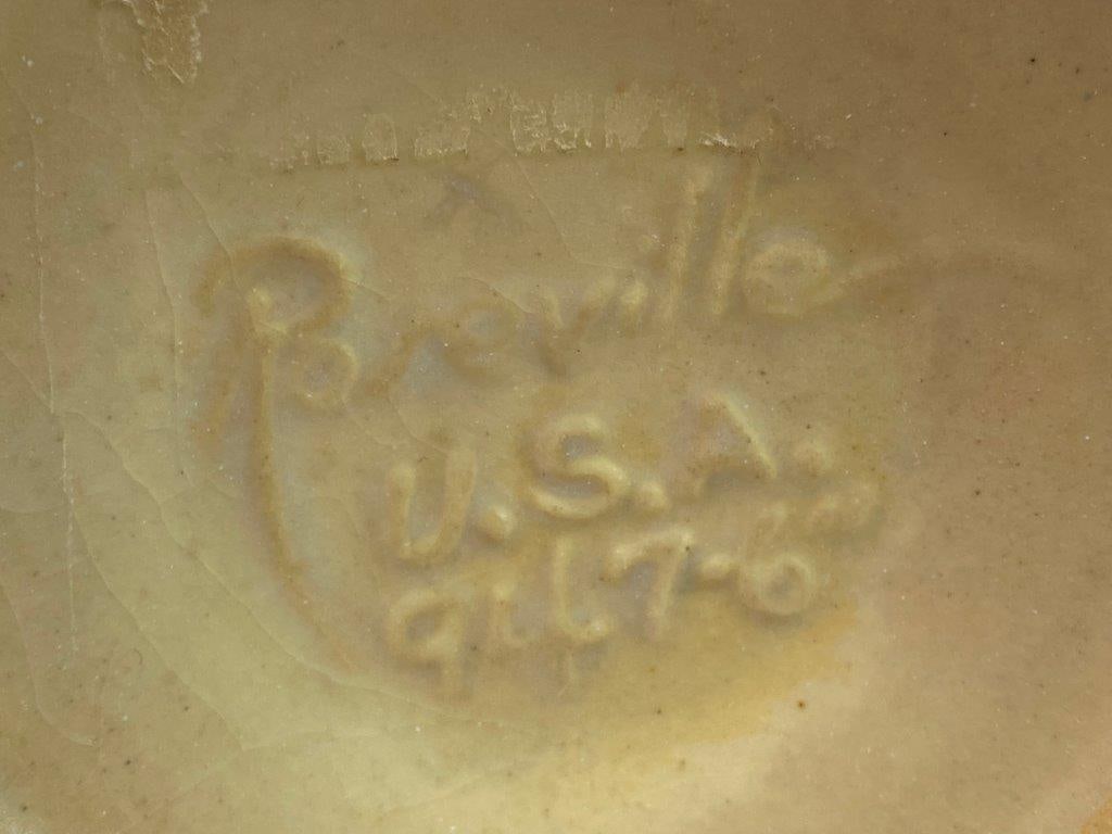 Roseville Pottery Cosmos Handled Vase - 8