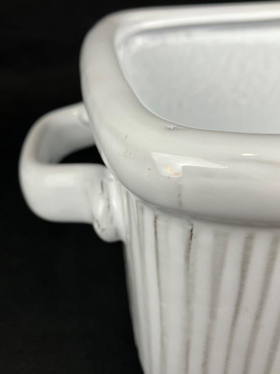 White Ceramic Bread Pan - 4