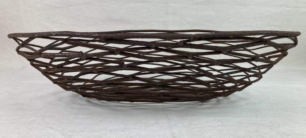 Antique Metal Wire Basket - 6