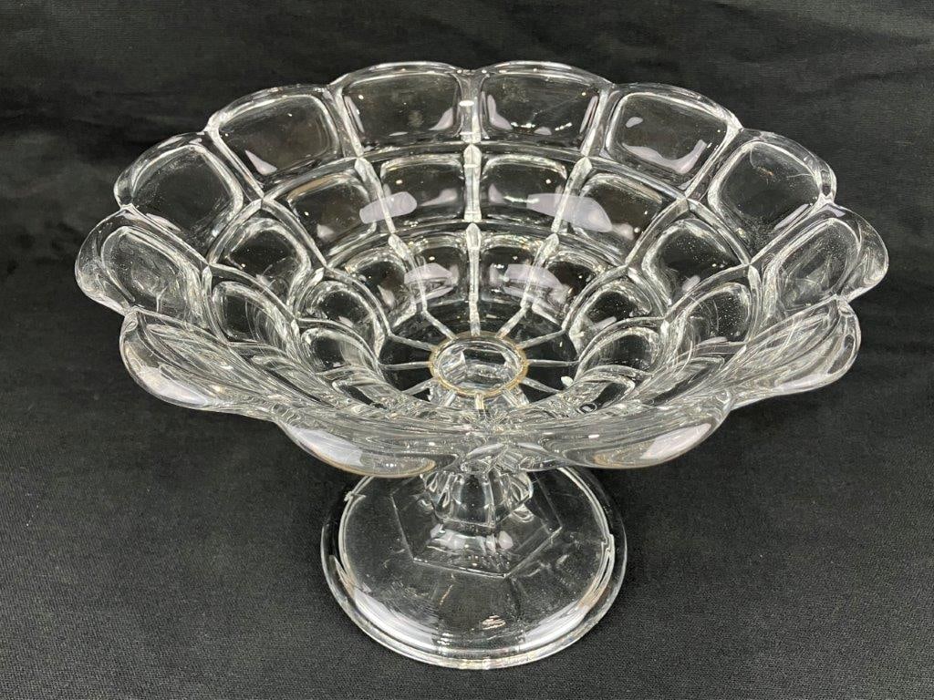 Fostoria Pressed Glass Compote for the Henry Ford Museum - 3