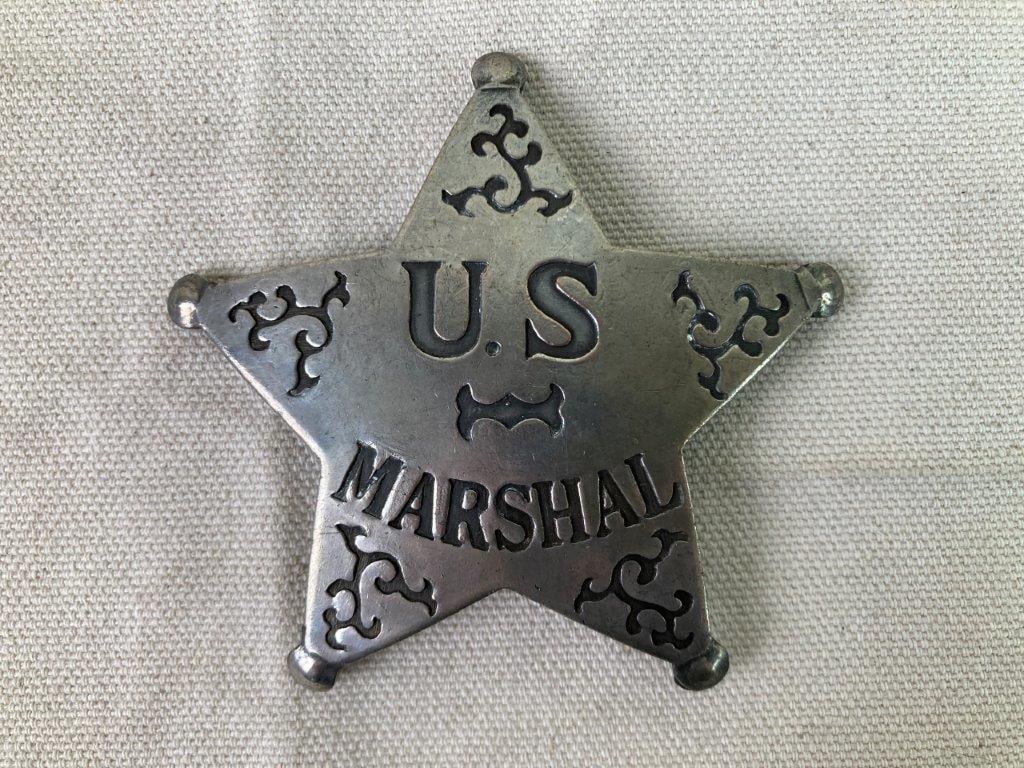 Four Law Enforcement Badges and Pin - 6