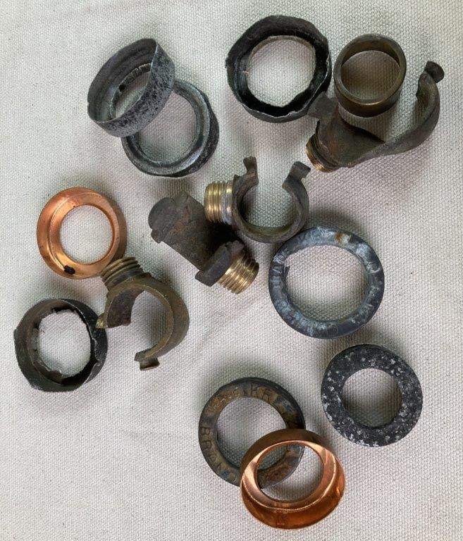 Vintage Ardalt Peacock Tea Cup and Saucer Display with Brass Handrail Brackets - 2