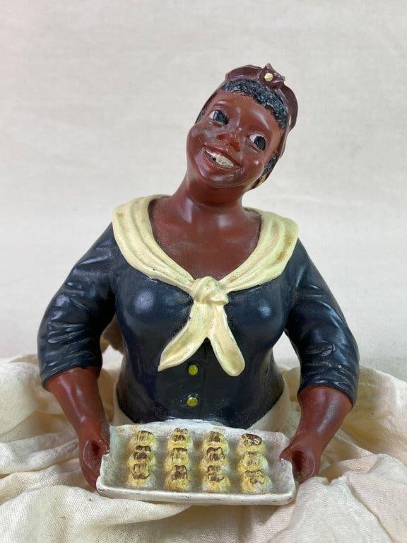 Black Americana Porcelain Doll - 2