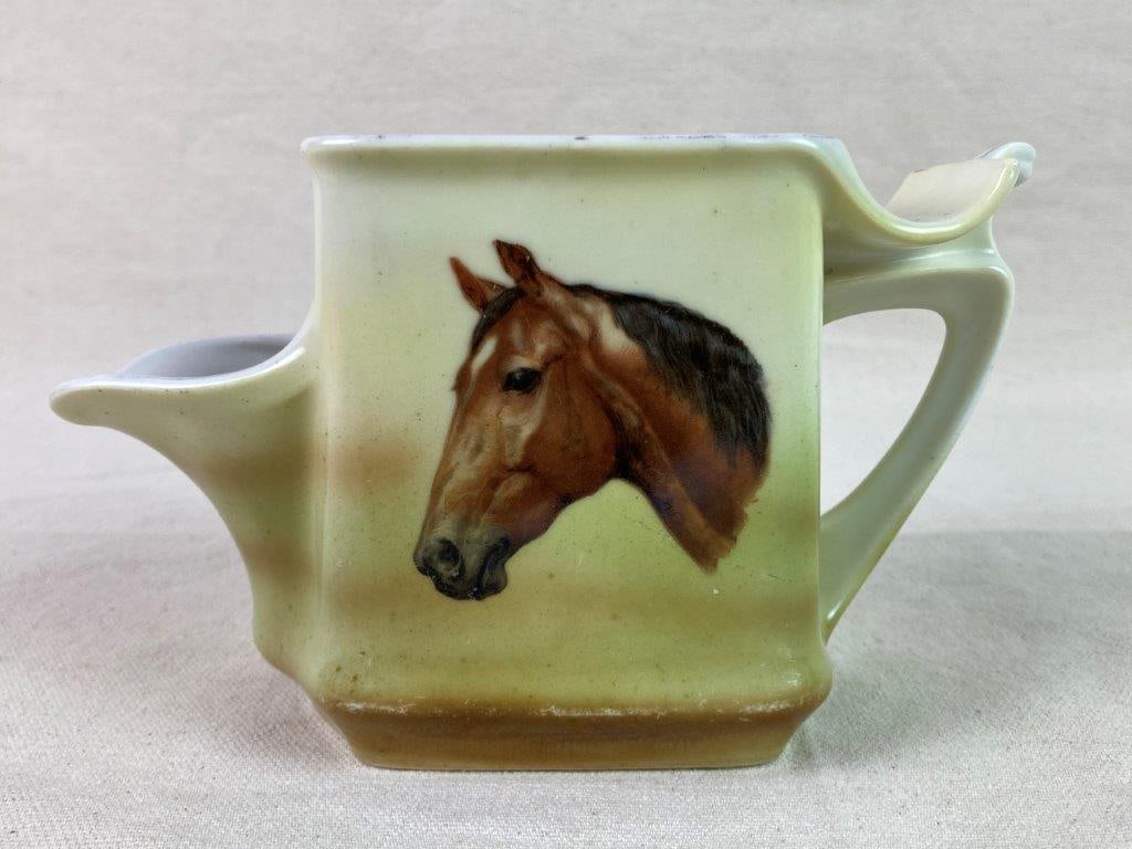 Porcelain Equestrian Shaving Mug - 6
