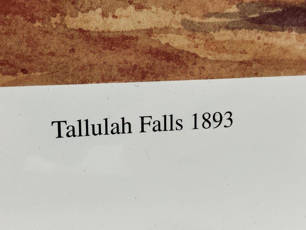 John Kollock Print, Tallulah Falls 1893 - 3