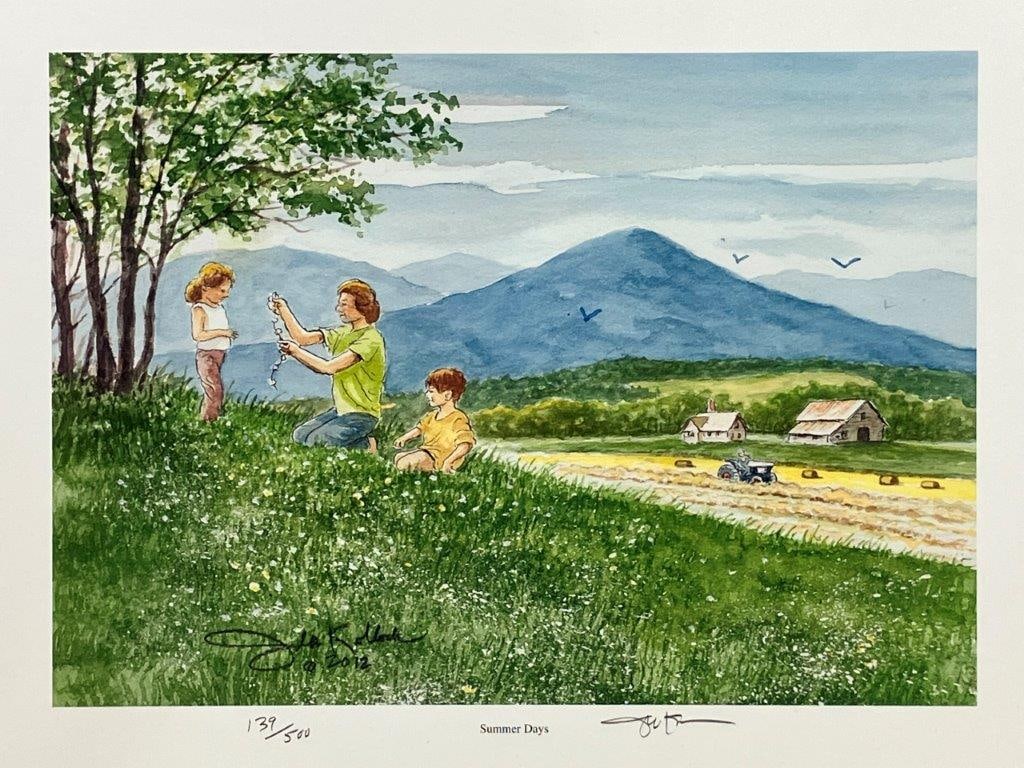 John Kollock Print, Summer Days - 2