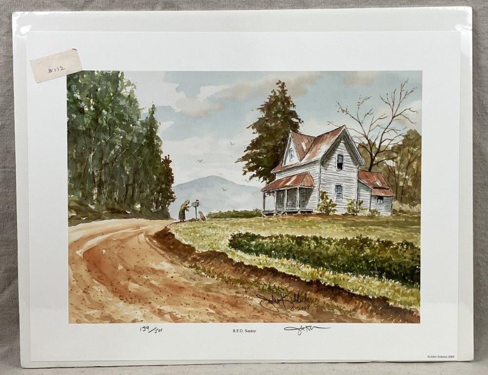 John Kollock Print, R.F.D Sautee (1 of 5)