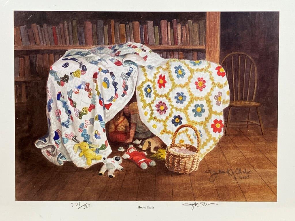 John Kollock Print, House Party - 2