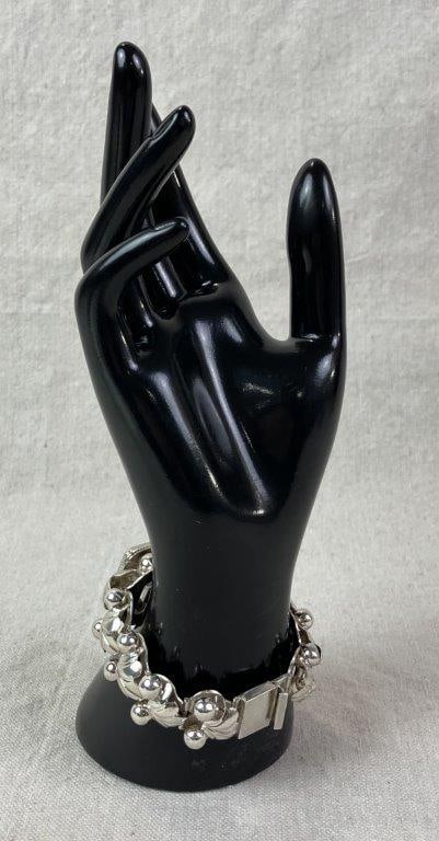 Design Craft Sterling Silver and Amethyst Bracelet - 3