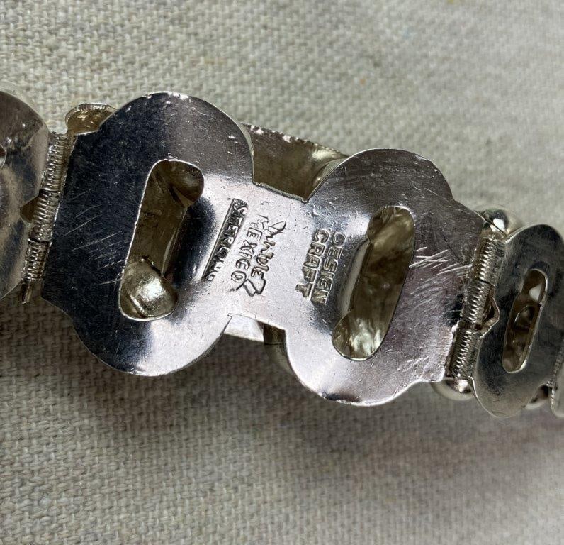 Design Craft Sterling Silver and Amethyst Bracelet - 4