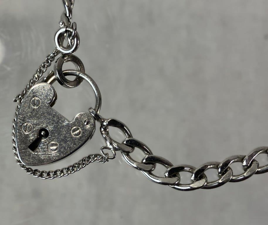 Sterling Silver Charm Bracelet - 2