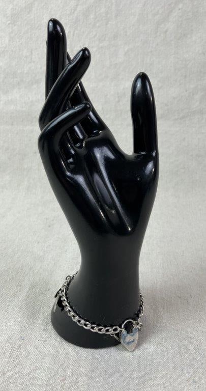 Sterling Silver Charm Bracelet - 8