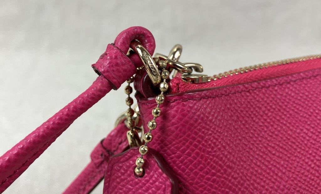 Coach Corner Zip Wristlet - 8