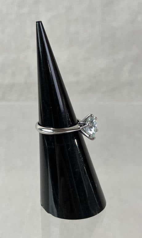 Vosali Moissanite Sterling Silver Ring - 3