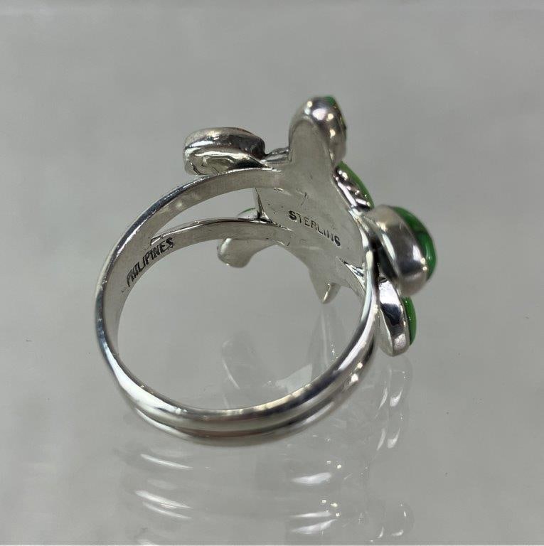 Sterling Silver Turtle Ring - 4