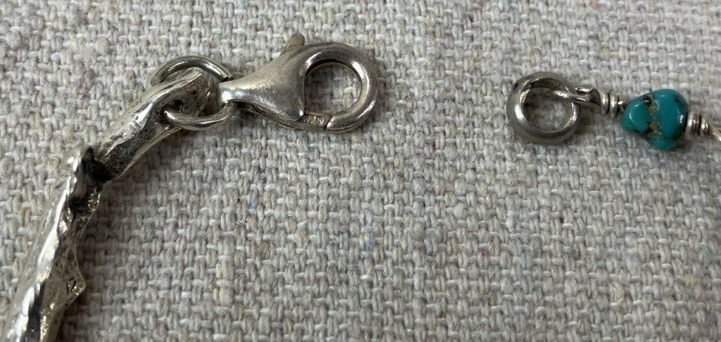 Sterling Silver and Turquoise Southwestern Bracelet - 5