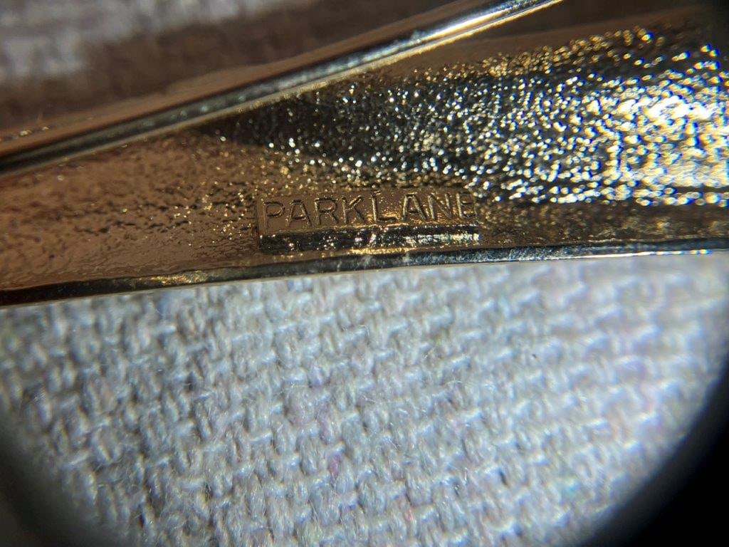 Vintage Cedar Jewelry Box with Brooches - 5