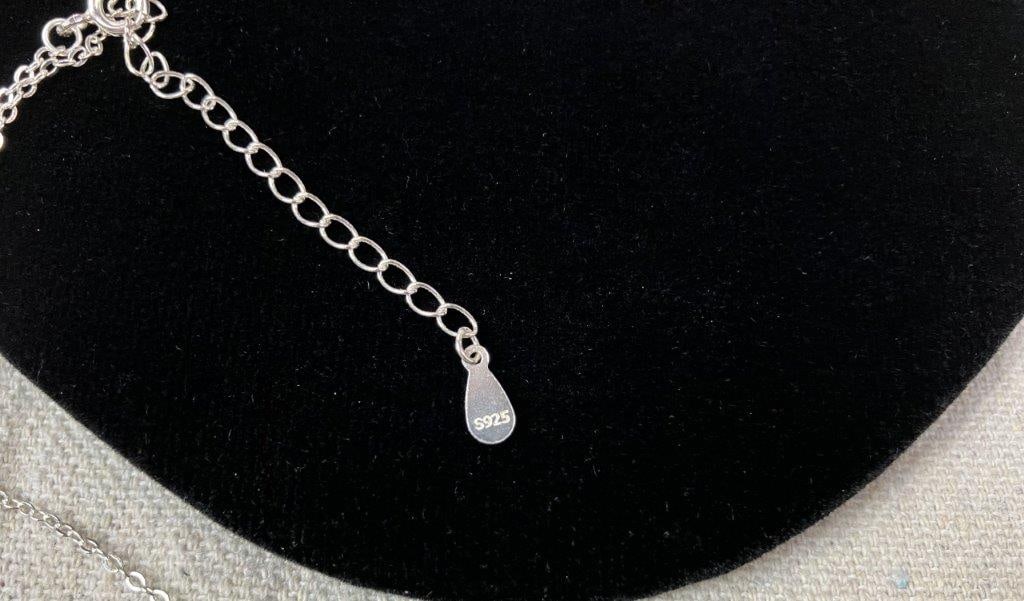 Sterling Silver Infinity and Cross Necklace - 3