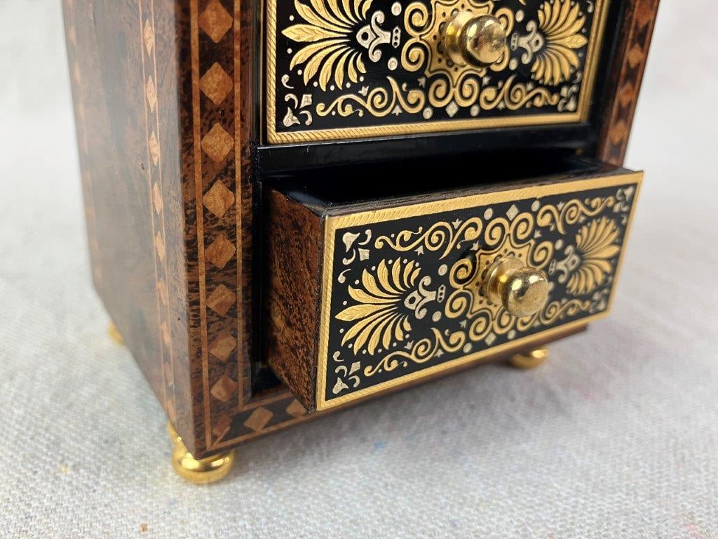 Toledo Damascene Spanish Jewelry Box - 11