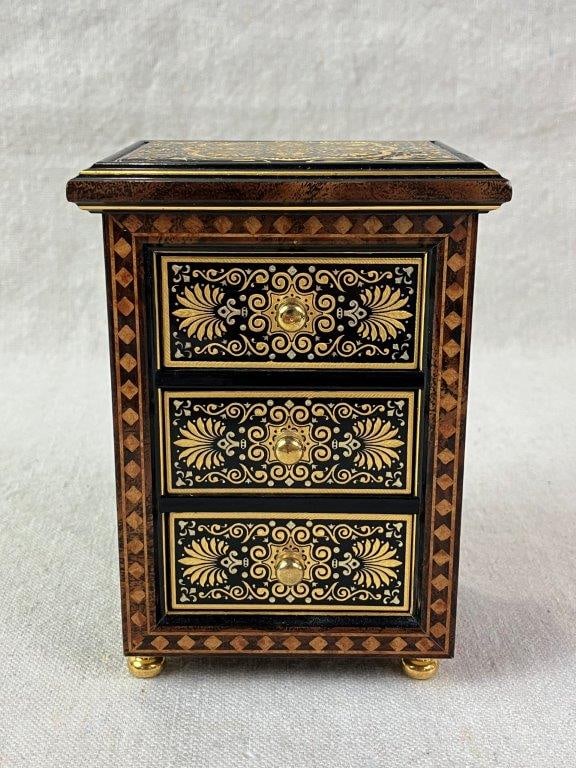 Toledo Damascene Spanish Jewelry Box - 9